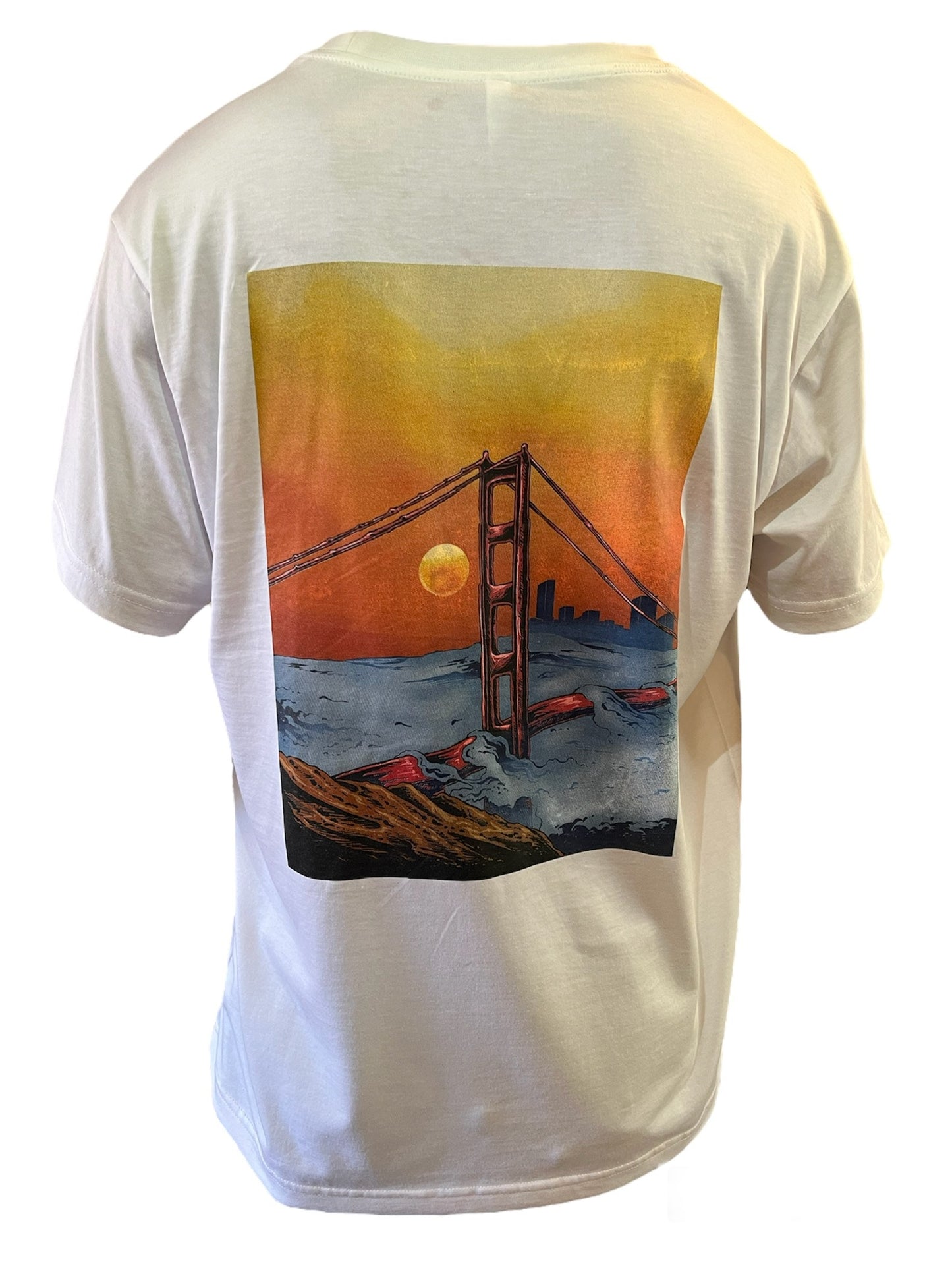 White Short Sleeve "Bayfog" T-Shirt