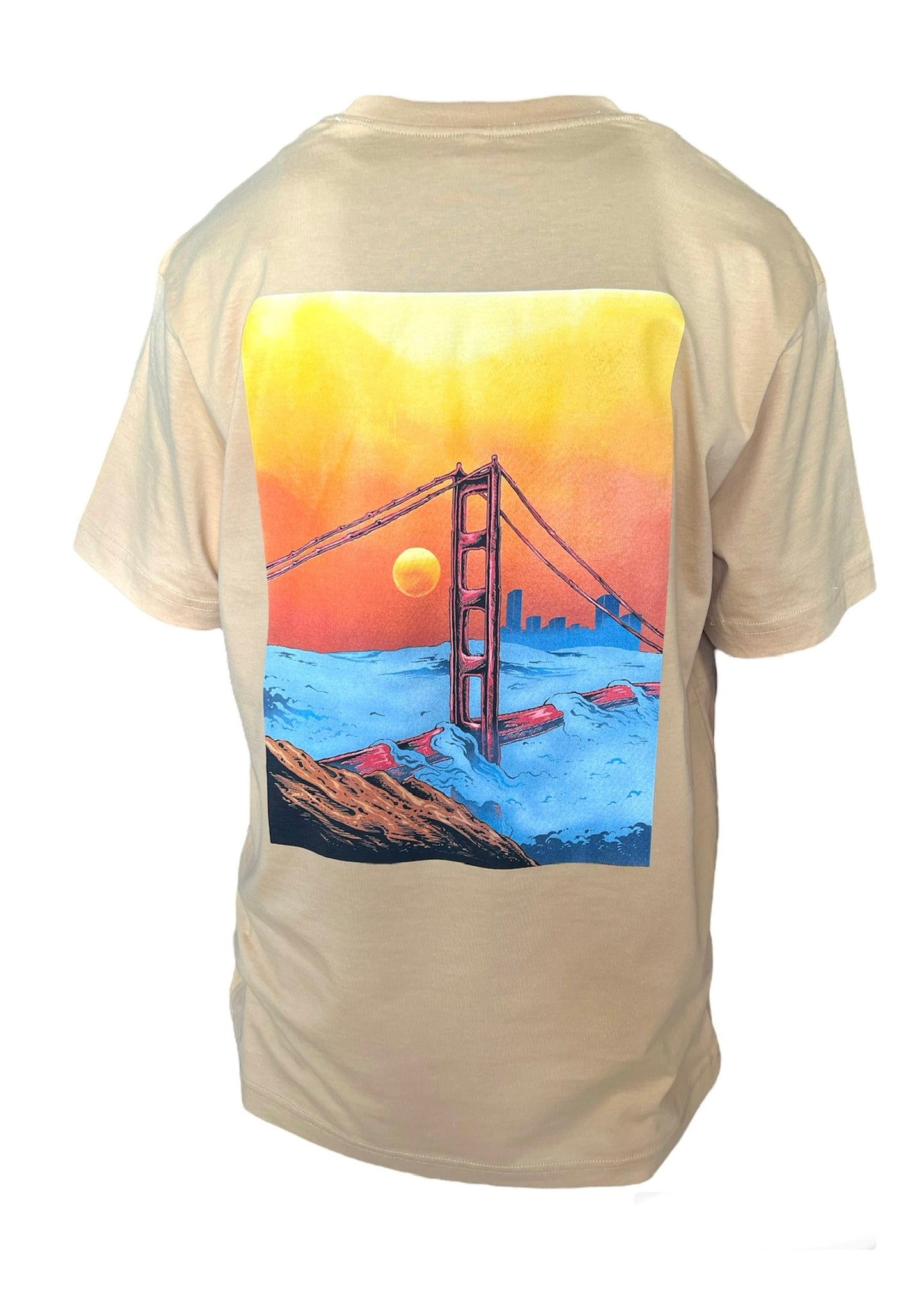 Tan Short Sleeve “Bayfog” T-Short