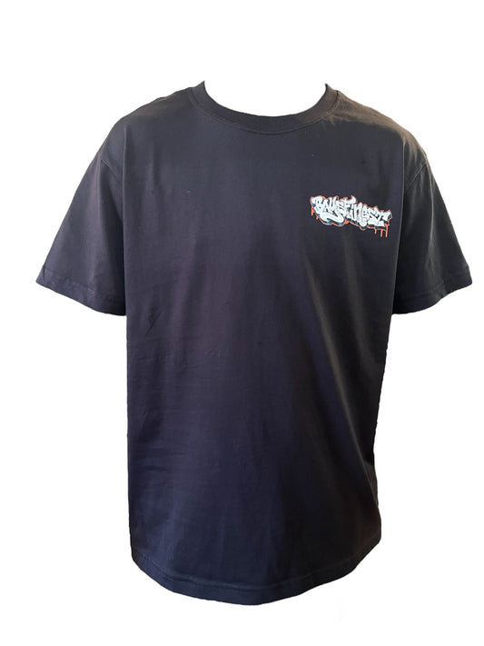 Black Short  Sleeve "Muni" T-Shirt