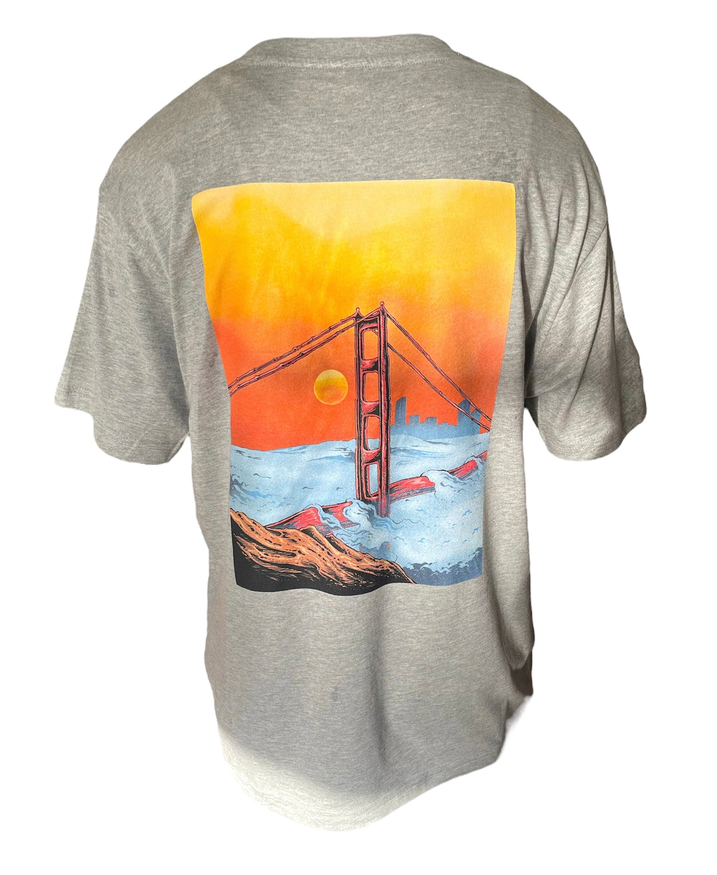 Grey Short Sleeve “Bayfog” T-Shirt